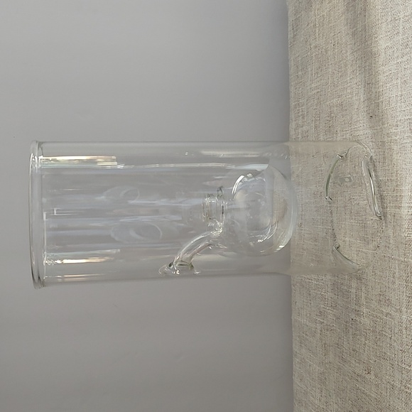 Wolford Glass Oil Lamp 9 In pre-owned vintage - Picture 1 of 11
